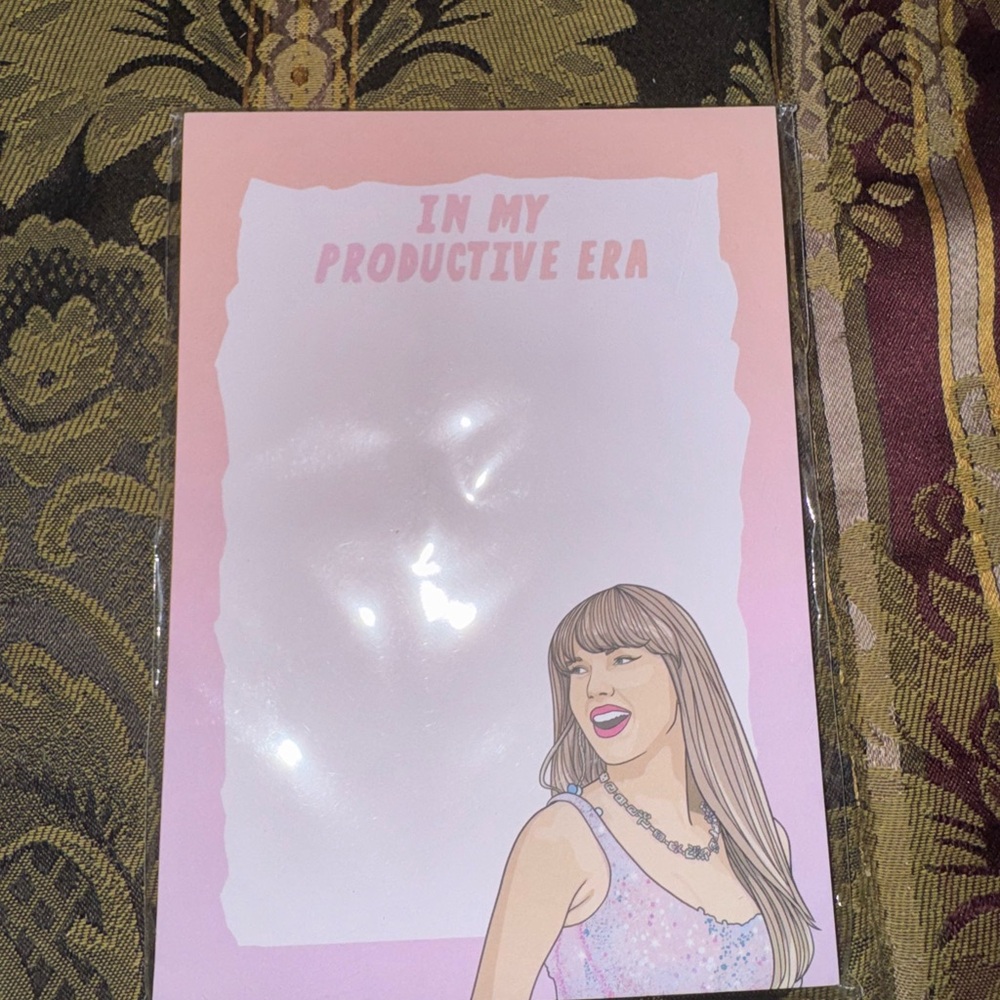 Pink 'In My Productive Era' Art Print